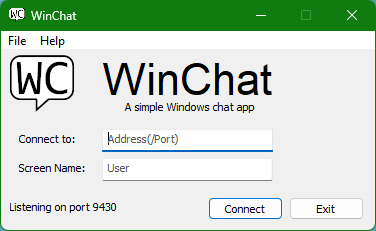 WinChat screenshot
